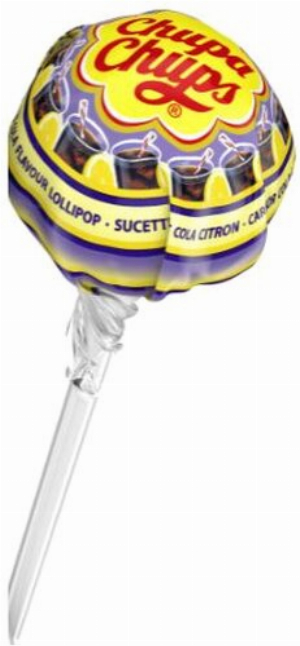 Chupa Chups Fresh Cola Cola Zitrone Lollipop