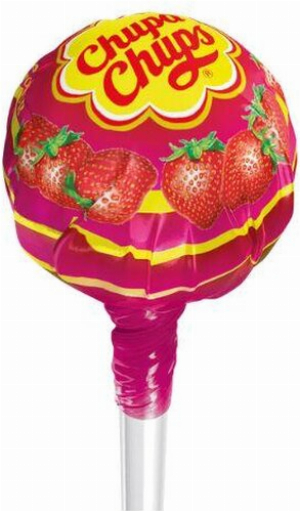 Chupa Chups Fruit Erdbeere Lollipop