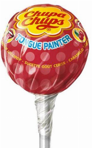 Chupa Chups Zungenmaler Kirsche Lollipop