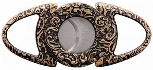 Cig-R Zigarrenabschneider Bulls Eye Antik Gold
