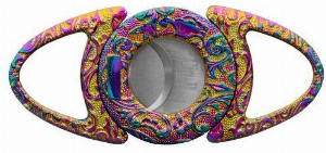 Cig-R Zigarrenabschneider Bulls Eye Antik Rainbow