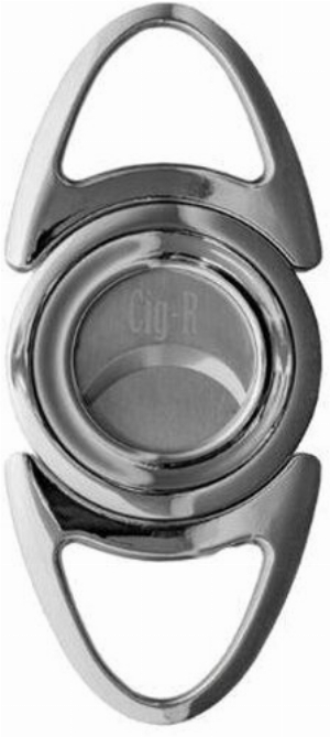Cig-R Zigarrenabschneider Bulls Eye Chrome