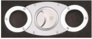 Zigarren-Abschneider No.5 mit Nieten und Kreisrunder Halterung