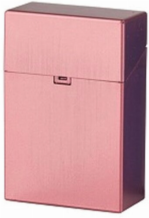 Clic Box Zigarettenbox 20er Metallikfarbig Rot