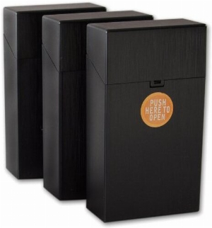 Clic Boxx Zigarettenbox 100mm Schwarz
