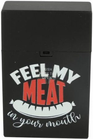 Clic Boxx Zigarettenbox Grillmotive Nr.3 Feel My Meat in your mouth