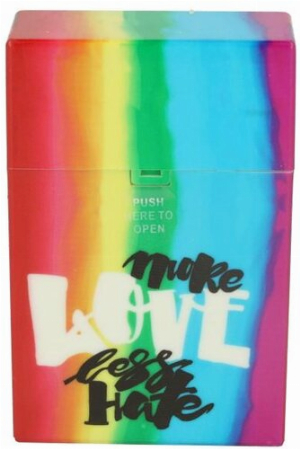 Clic Boxx Zigarettenbox Love Nr.5 Make Love less Hate