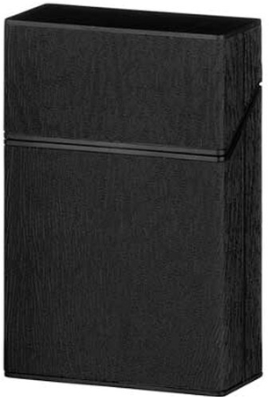 Clic Boxx Zigarettenbox mit Holzoptik 20er schwarz
