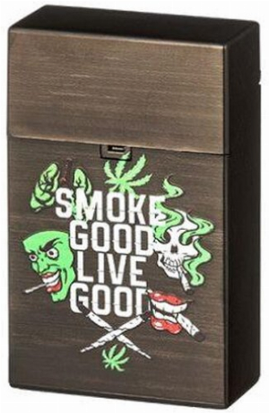 Clic Boxx Zigrattenbox Hanfmotiv 20er SMOKE GOOD LIVE GOOD