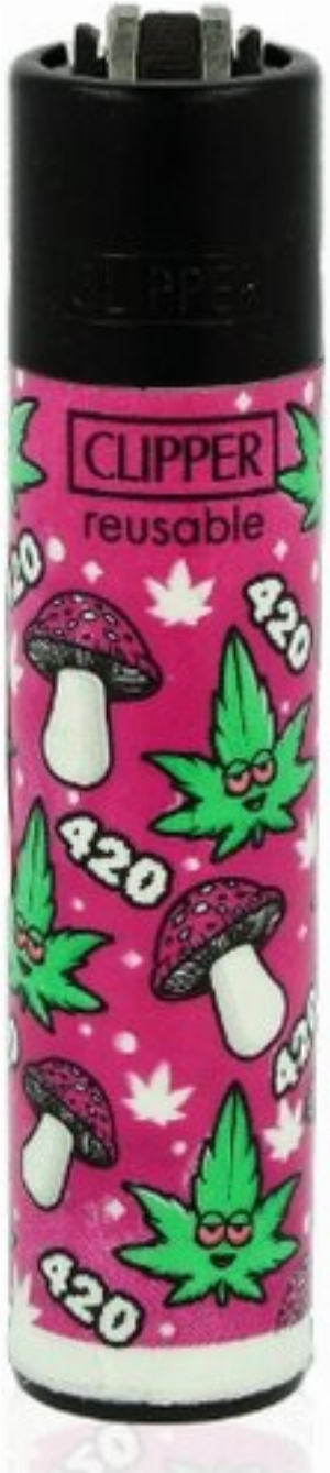Clipper Feuerzeug 420 Pattern 1v4 ROSA