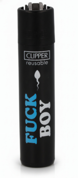 Clipper Feuerzeug Adult Slogan 1 Blau Nr.2