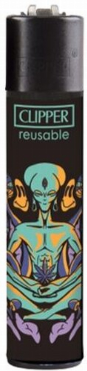 Clipper Feuerzeug Alien Guru 1v4
