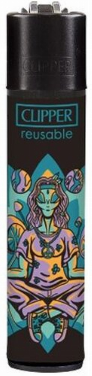 Clipper Feuerzeug Alien Guru 4v4