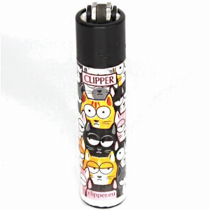 Clipper Feuerzeug Animal Squad 2v4 Katzen