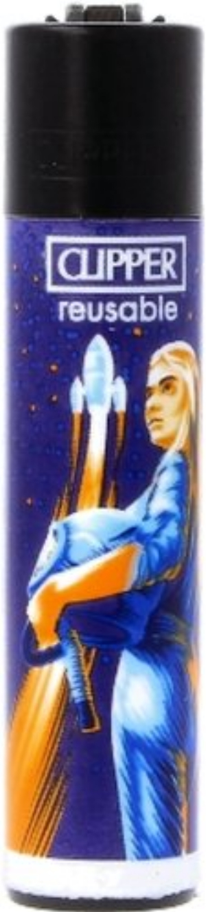 Clipper Feuerzeug Astronauten 2 3v4