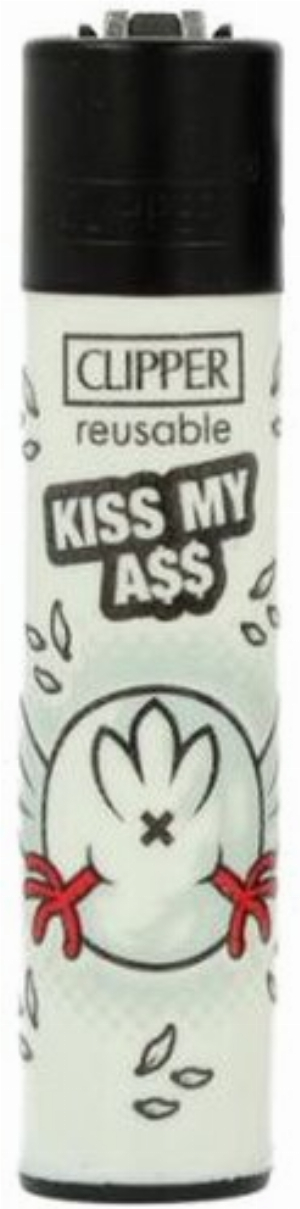Clipper Feuerzeug Bad Chicks 1v4 KISS MY ASS