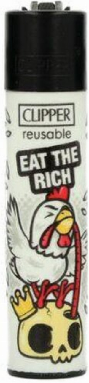 Clipper Feuerzeug Bad Chicks 2v4 EAT THE RICH