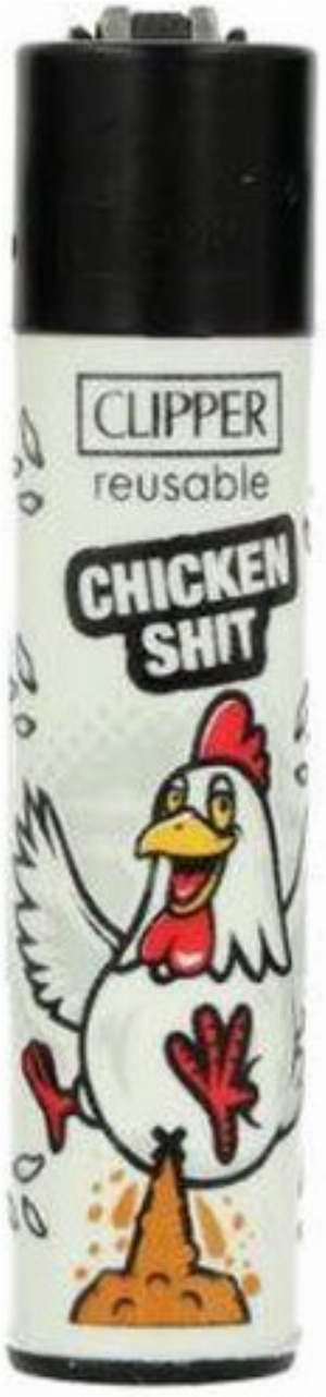 Clipper Feuerzeug Bad Chicks 3v4 Chicken Shit