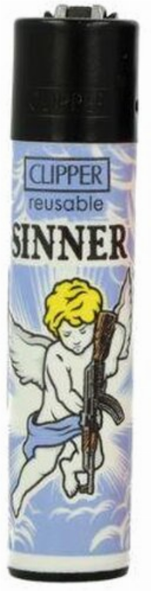 Clipper Feuerzeug Badass Angels 4 1v4 SINNER