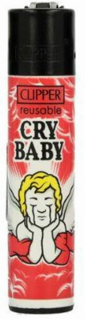 Clipper Feuerzeug Badass Angels 4 2v4 CRY BABY