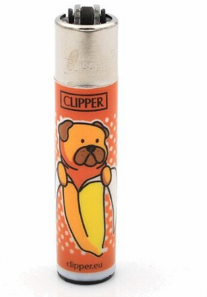 Clipper Feuerzeug Bananen - 4v4 HUND