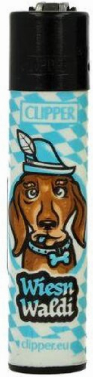 Clipper Feuerzeug Bavaria 4 1v4 Wiesen Waldi