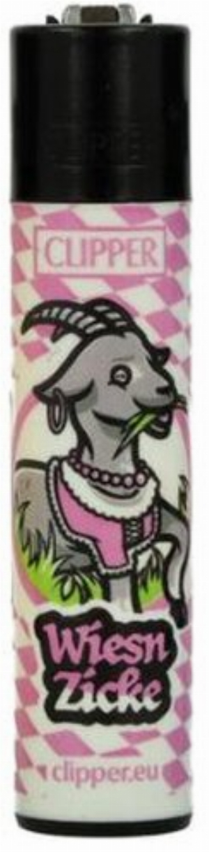 Clipper Feuerzeug Bavaria 4 3v4 Wiesen Zicke