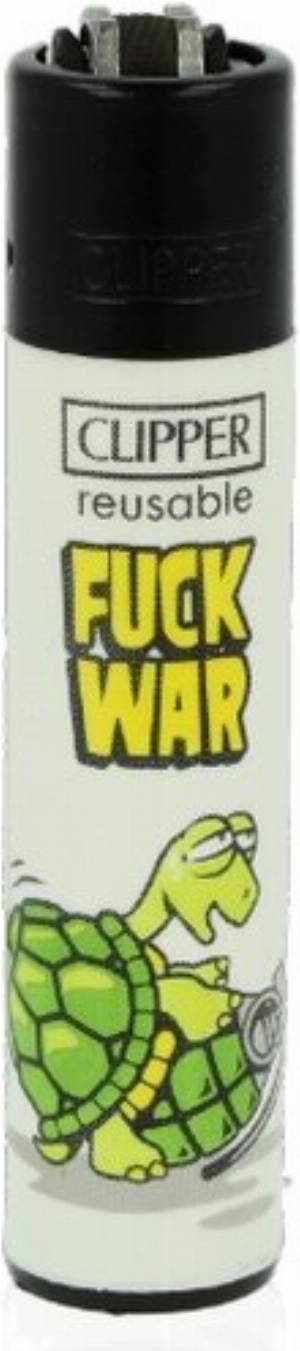 Clipper Feuerzeug Best of Cartoon 3v8 FUCK WAR