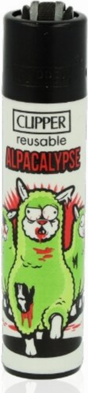 Clipper Feuerzeug Best of Cartoon 8v8  ALPACALYPSE