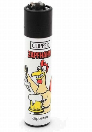 Clipper Feuerzeug Bier 2 - 3v4 ZAPFHAHN