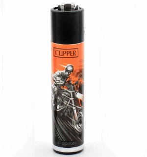 Clipper Feuerzeug Biker 3v4