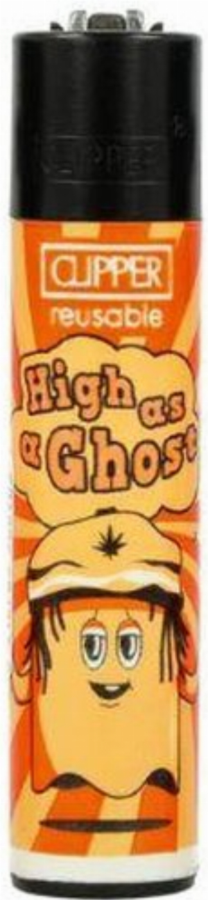 Clipper Feuerzeug Boo Yah 2v4 High as a Ghost