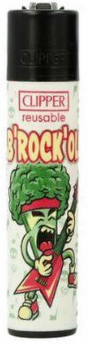 Clipper Feuerzeug Broccoli 1v4 B`ROCK`OLI