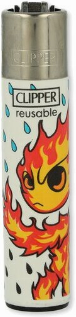 Clipper Feuerzeug Burningman 2v4
