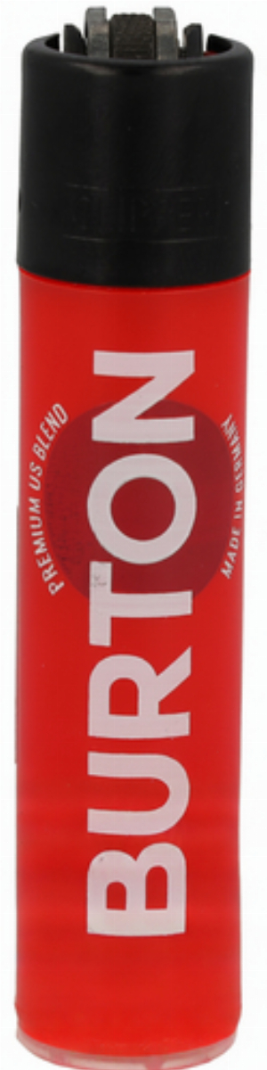 Clipper Feuerzeug Burton Rot