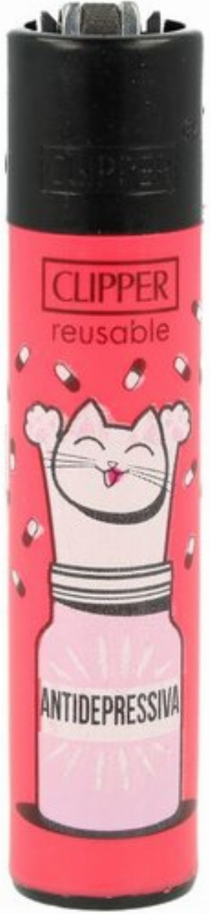 Clipper Feuerzeug Catz 2 1v4 Antidepressiva