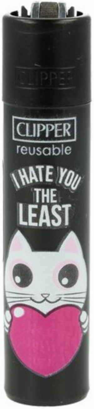 Clipper Feuerzeug Catz 2 3v4 I Hate You The Least