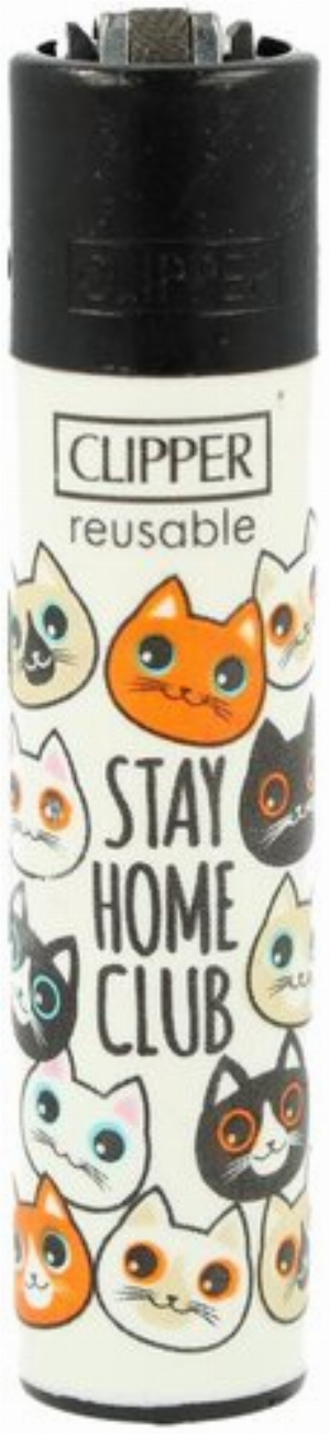Clipper Feuerzeug Catz 2 4v4 Stay Home Club