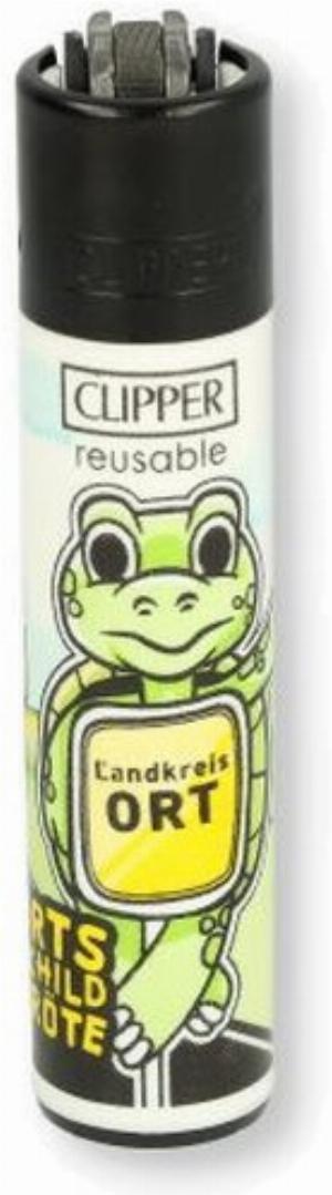 Clipper Feuerzeug Chillkröte 3v4