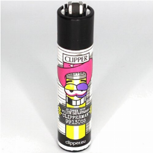 Clipper Feuerzeug Clipper Man 1 1v4 mit Rosa Cowboy Hut