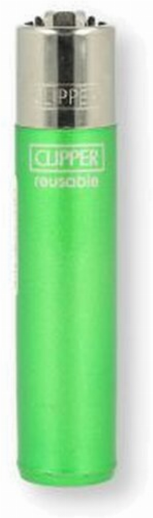 Clipper Feuerzeug Crystal Rainbow Grün