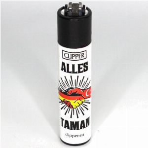 Clipper Feuerzeug Deutsch Türkisch 2v4 ALLES TAMAN