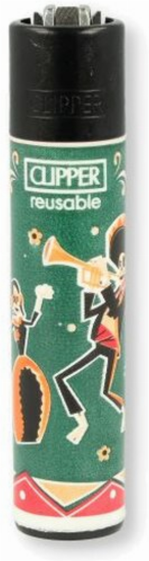 Clipper Feuerzeug Dia de los Muertos 4 v 4