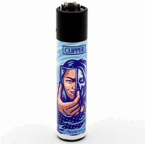 Clipper Feuerzeug Digital World - 4v4 TWO FACE