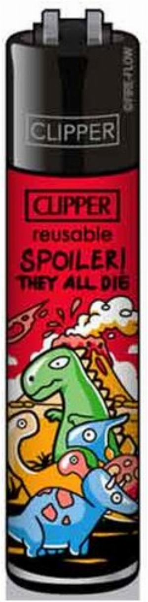 Clipper Feuerzeug Dinosaurier 1v4