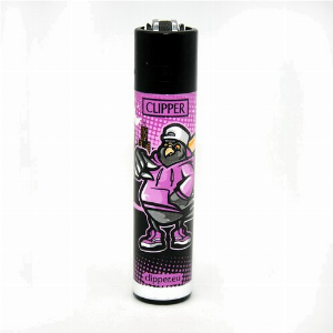 Clipper Feuerzeug Dope Birds lila