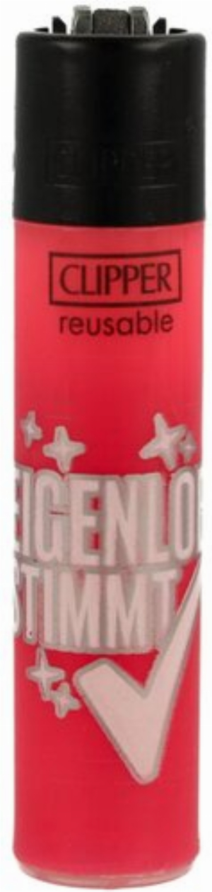 Clipper Feuerzeug Eigenlob Stimmt 2v4 Eigenlob stimmt