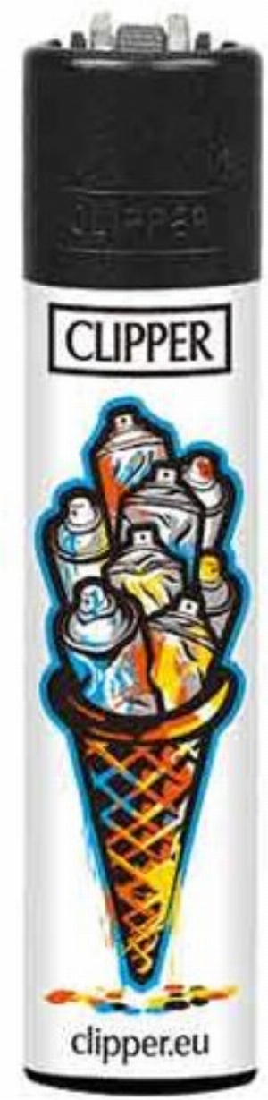Clipper Feuerzeug Eis Waffel 1v4
