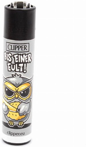 Clipper Feuerzeug Eulen 4v4