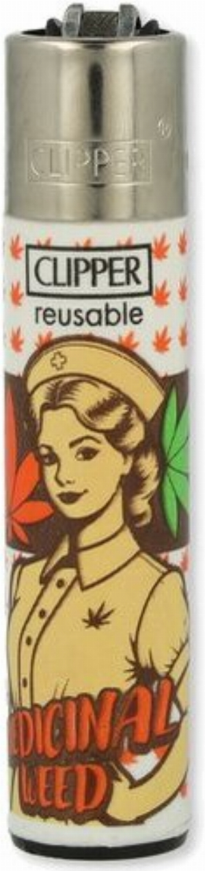 Clipper Feuerzeug Family Weed 3v4